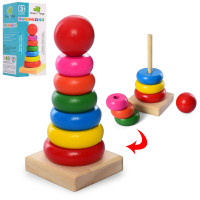 Деревянная игрушка "Пирамидка" Limo Toy MD 2272