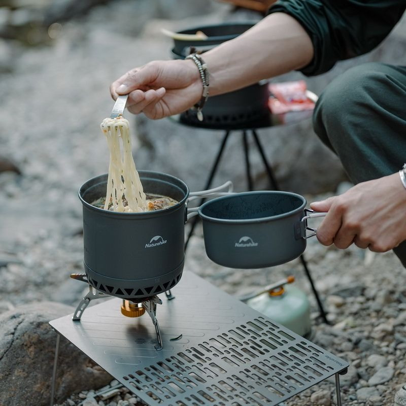 Набір посуду для кемпінгу Naturehike CNK2300CJ0002 6976023929595 алюміній 2 од 1,2 л