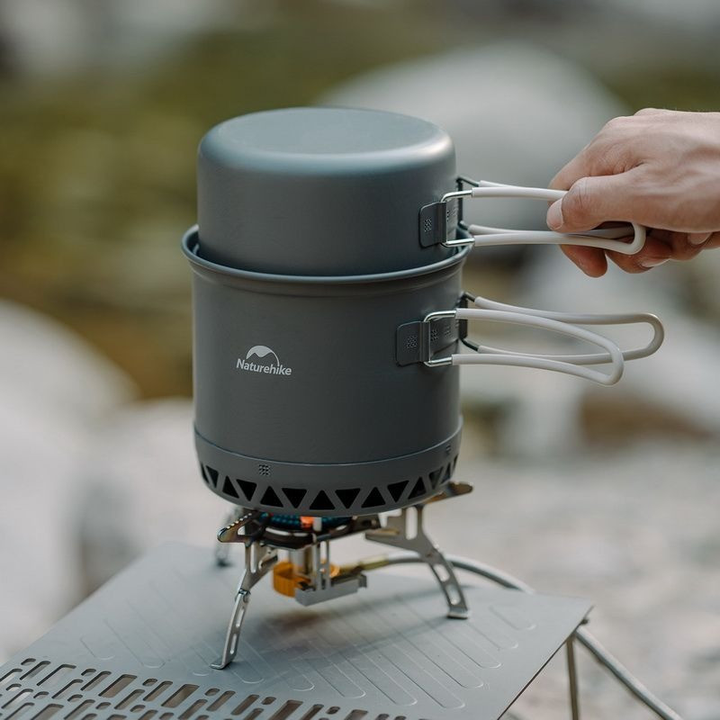 Набір посуду для кемпінгу Naturehike CNK2300CJ0002 6976023929595 алюміній 2 од 1,2 л