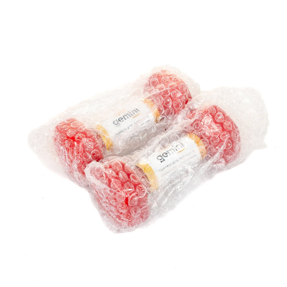 Гантели для фитнеса с виниловым покрытием Gemini Sport GSD-1.5RED 2 шт, по 1.5 кг, красные