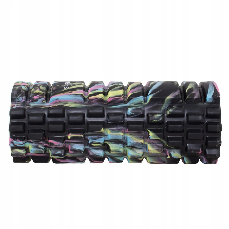 Масажний ролик (валик, ролер) Springos FR0018 Mix Color 33 x 14 см