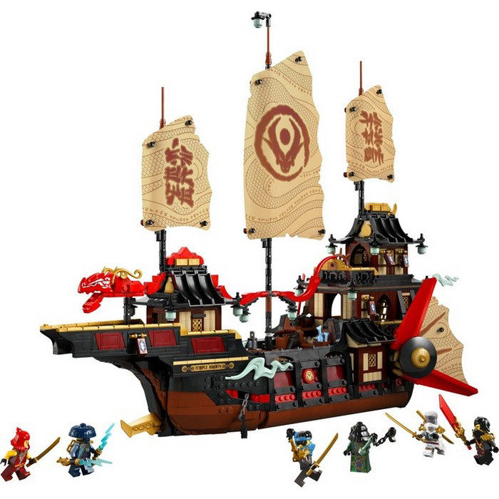 Конструктор Ninjago Щедрость храма LEGO 71848, 2387 деталей