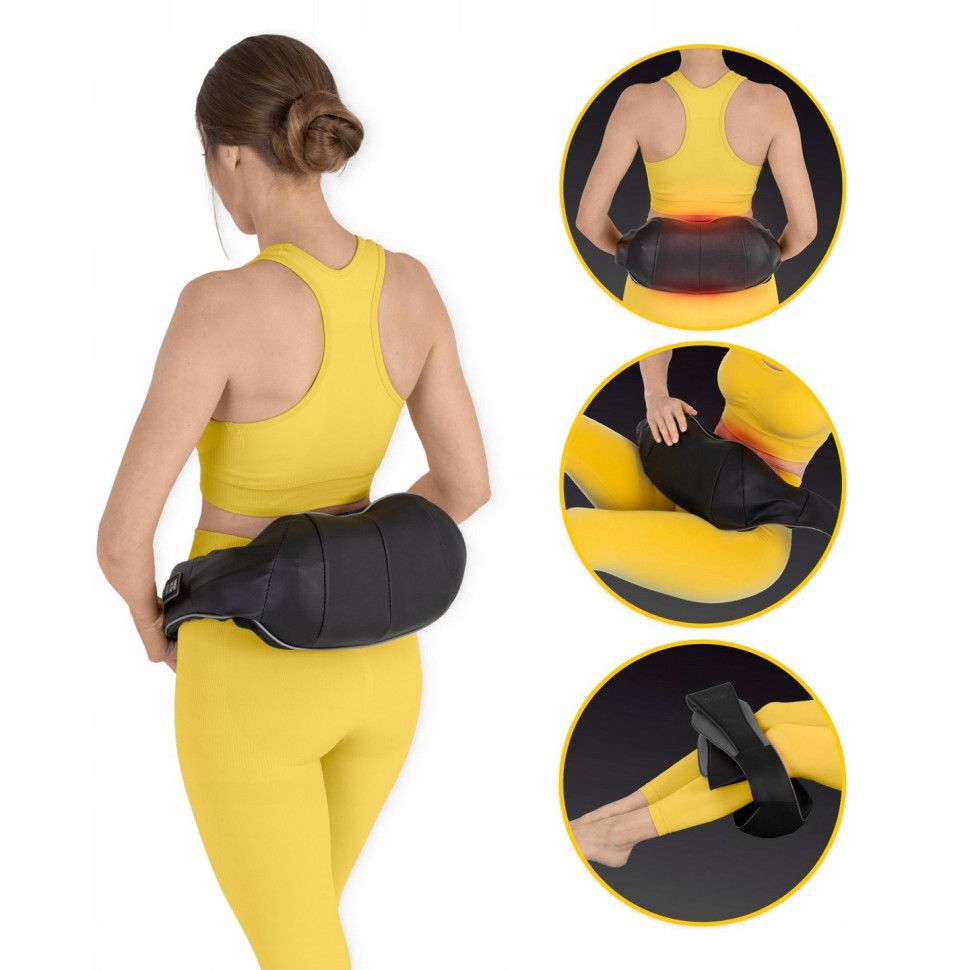 Накидка-массажер Shiatsu Pro+ 4FIZJO P-5907739319067 для шеи и спины, Black/Grey