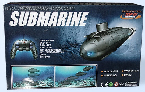 Радиоуправляемая Мини Подводная лодка (2.4GHz, 12 см.)