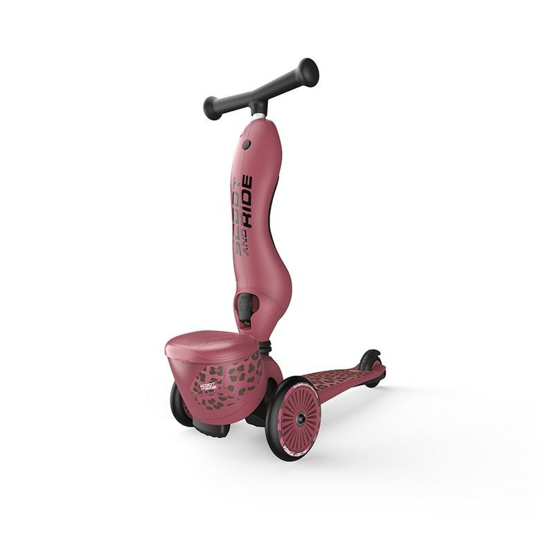 Самокат трансформер Highwaykick-1 Lifestyle Scoot and Ride SR-210621-WILDCAT, вишневий