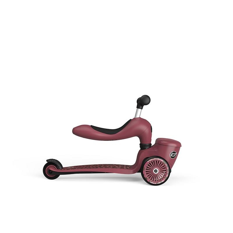 Самокат трансформер Highwaykick-1 Lifestyle Scoot and Ride SR-210621-WILDCAT, вишневий