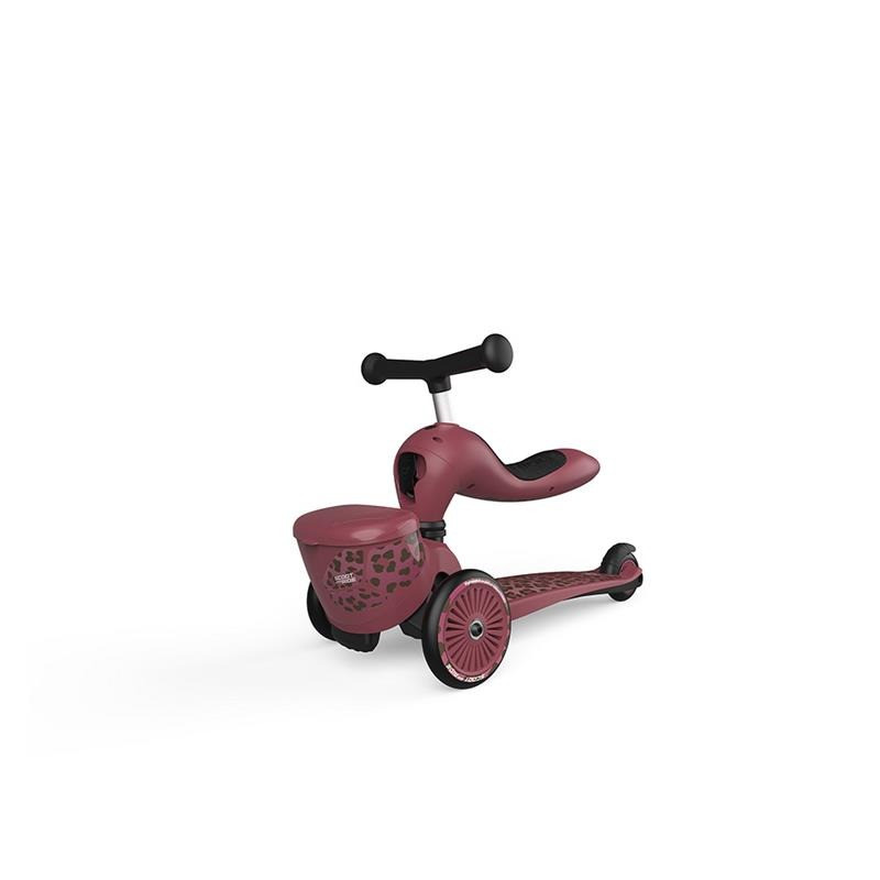 Самокат трансформер Highwaykick-1 Lifestyle Scoot and Ride SR-210621-WILDCAT, вишневий
