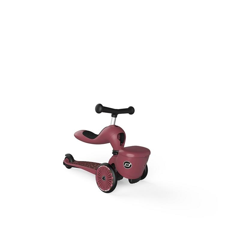 Самокат трансформер Highwaykick-1 Lifestyle Scoot and Ride SR-210621-WILDCAT, вишневий