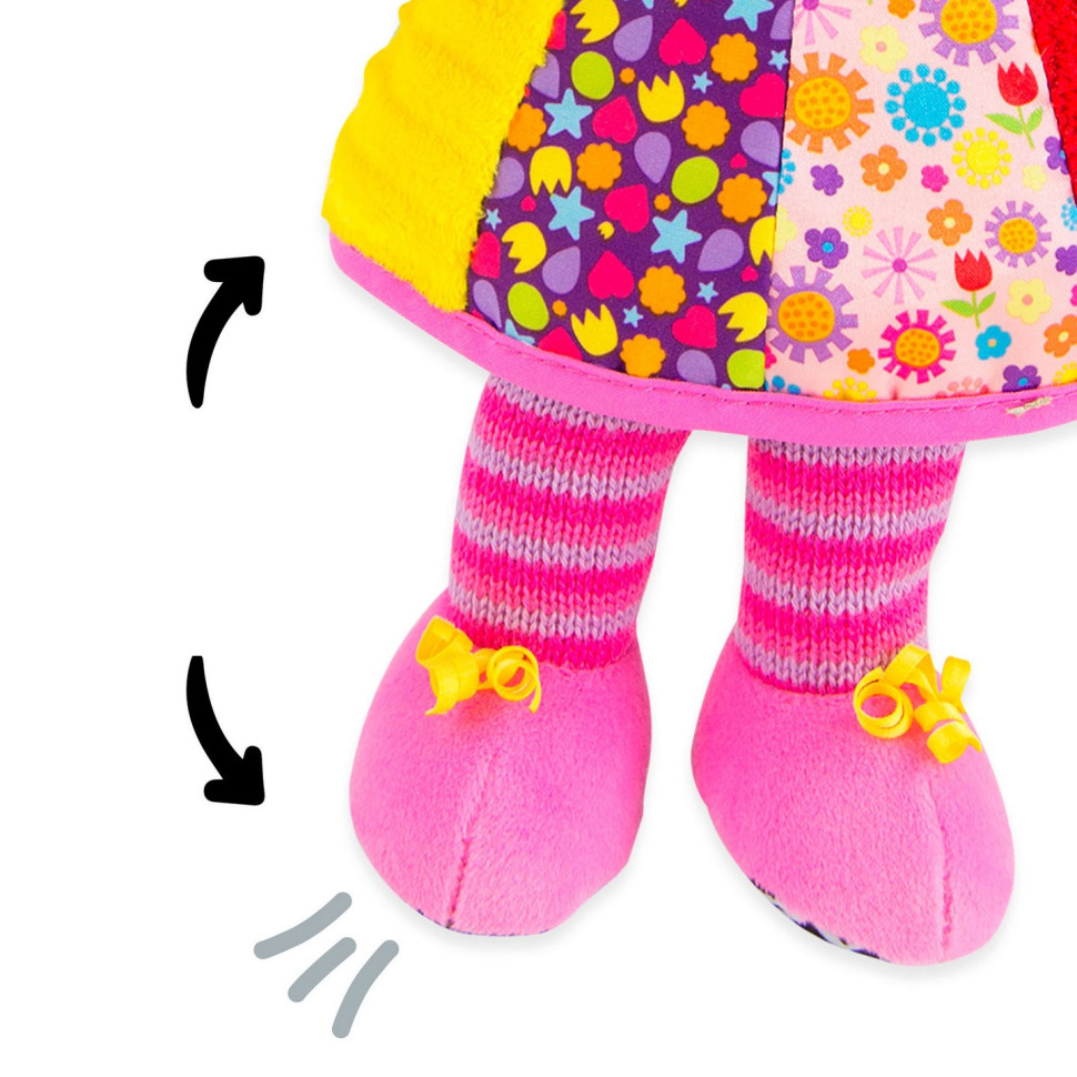 Мягкая игрушка-подвеска Кукла Эмили  Lamaze L27026 с погремушкой 