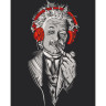 Картина за номерами "Ейнштейн в навушниках" Art Craft 10314-AC 40х50 см 