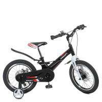 Велосипед дитячий PROF1 LMG18235-1 18 дюймів, чорний