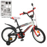 Велосипед дитячий PROF1 Y18325 18 дюймів, червоний 