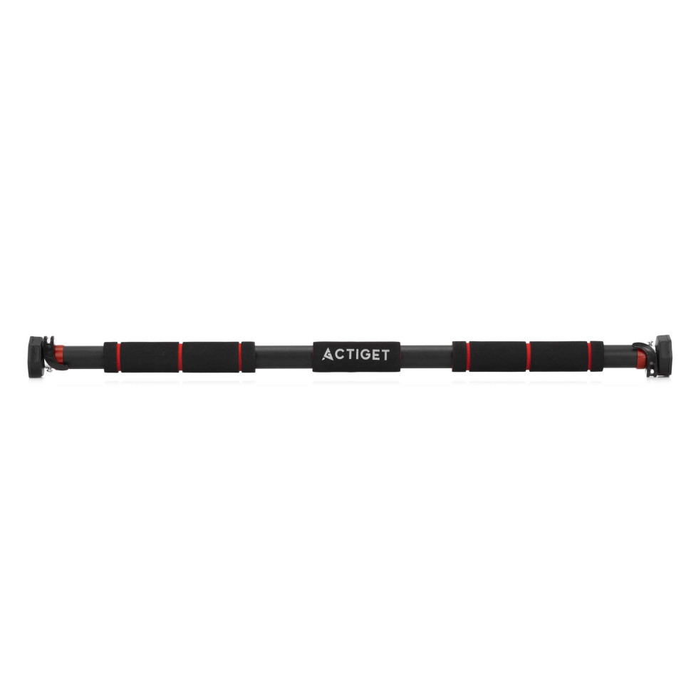 Турнік розсувний Actiget ACT0166 Black/Red 82-130 см, до 300 кг