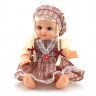 Детская интерактивная кукла "Алина" Bambi 5139-52-53-54 33 см, (рус.) в рюкзаке
