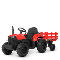 Дитячий електромобіль Трактор Bambi Racer M 4623EBLR-3(24V) з причепом