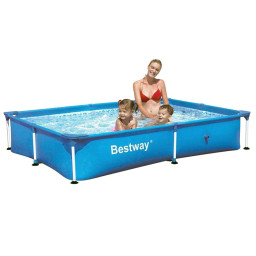 Каркасний басейн Bestway 56401, 221х150х43 см, 1200 л