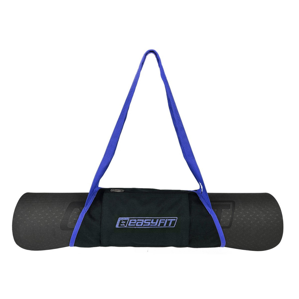 Сумка-переноска EasyFit EF-YB38-BL для йога-килимка синя