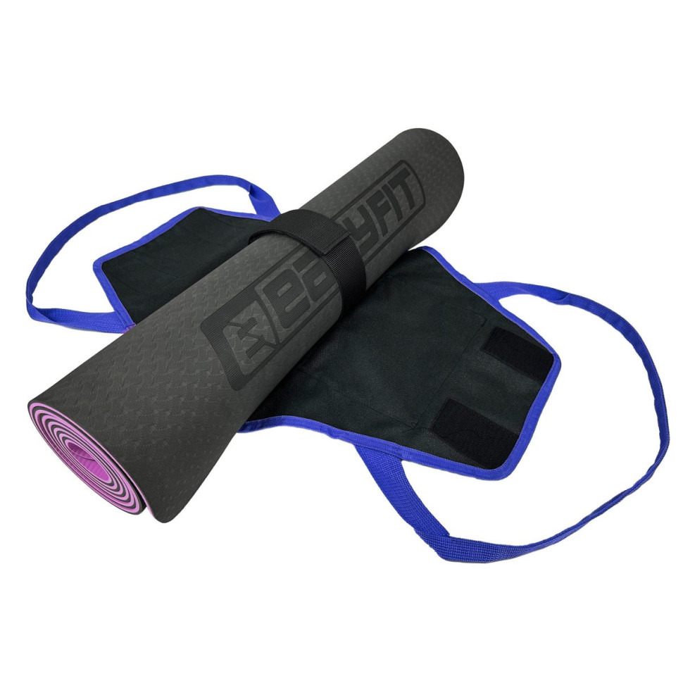 Сумка-переноска EasyFit EF-YB38-BL для йога-килимка синя