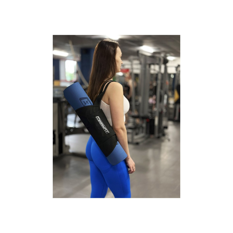 Сумка-переноска EasyFit EF-YB38-BL для йога-килимка синя