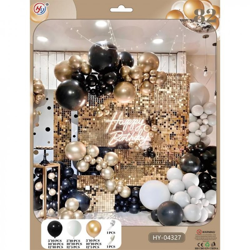 Набор воздушных шаров для создания фотозоны-арки Bambi HY-04327, 82 штуки