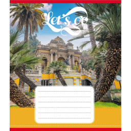 Тетрадь ученическая "Гоу" Leader 036-580075L-3 в линию, 36 листов 