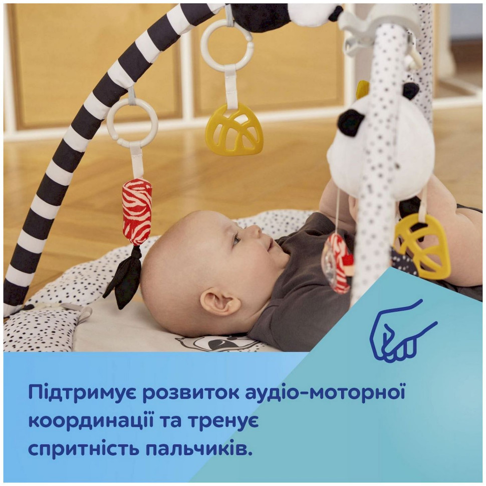 Детский развивающий коврик BabiesBoo Canpol babies 68/092 с зеркальцем