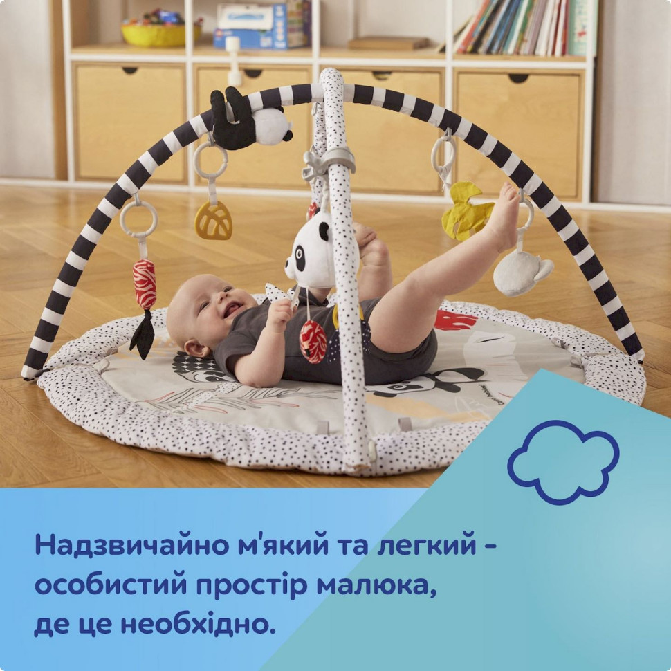 Детский развивающий коврик BabiesBoo Canpol babies 68/092 с зеркальцем