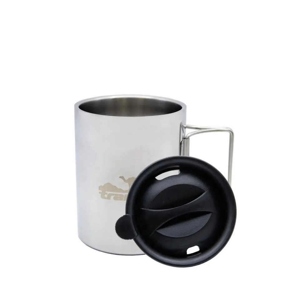 Термокружка со складными ркучками Tramp UTRC-142-metal 0,5 л