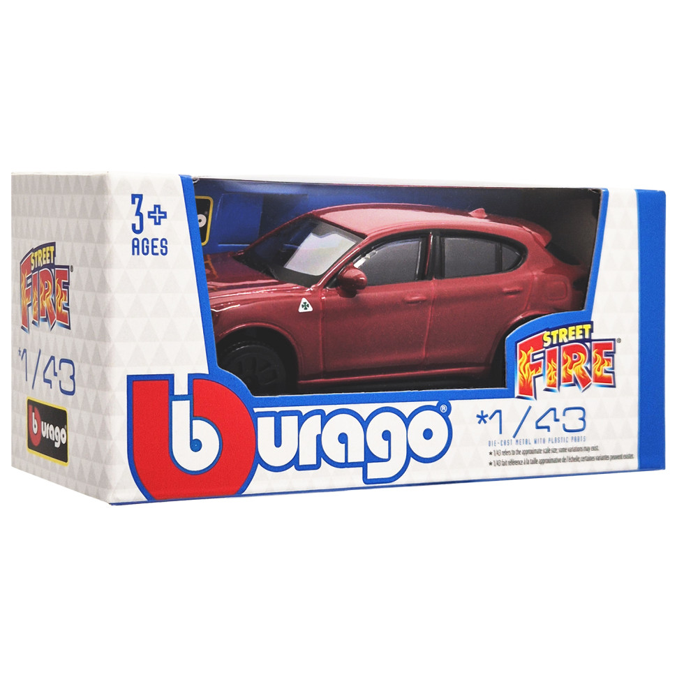 Коллекционная автомодель Alfa Romeo Stelvio Bburago 18-30010B-21 масштаб 1:43
