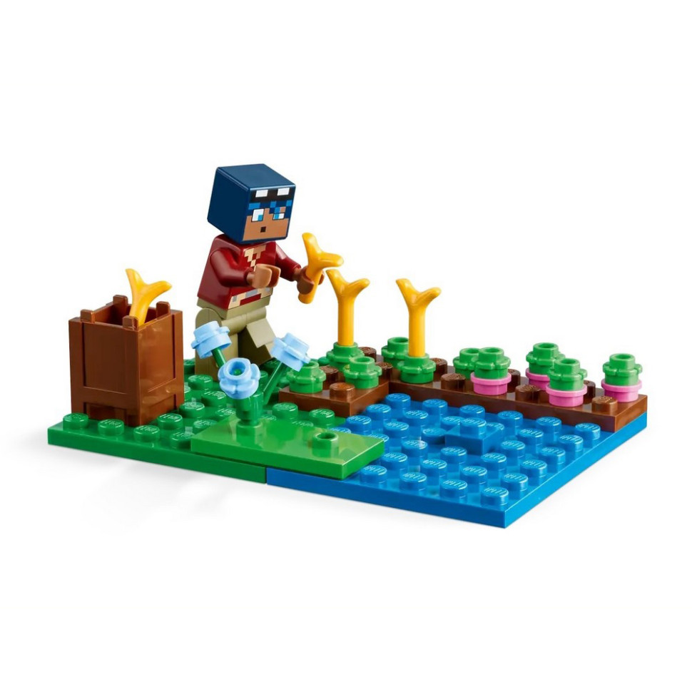 Конструктор Minecraft Будинок у формі жаби LEGO 21256, 400 деталей
