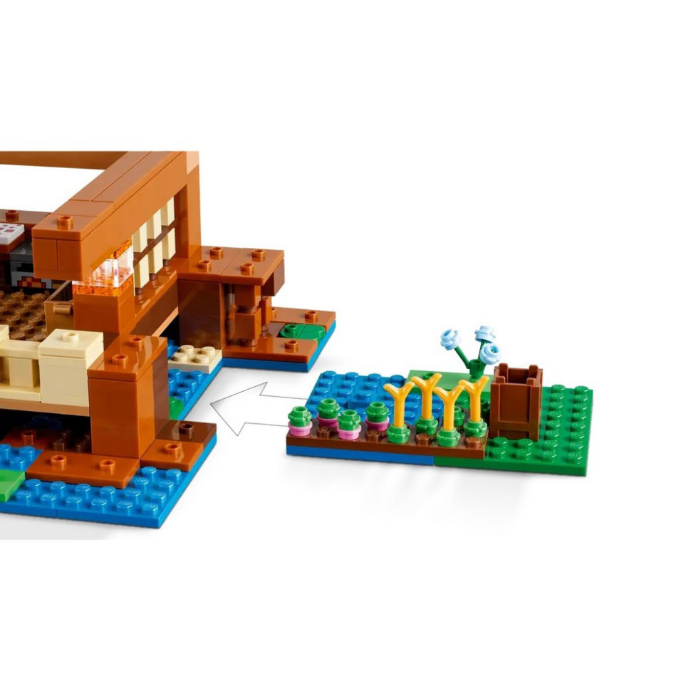Конструктор Minecraft Будинок у формі жаби LEGO 21256, 400 деталей