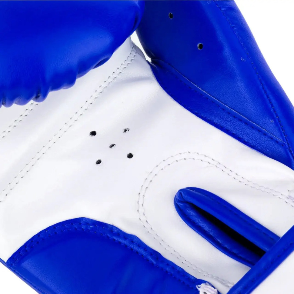 Боксерские перчатки PowerPlay PP_3004JR_6oz_Blue/White, Сине-белые 6 унций