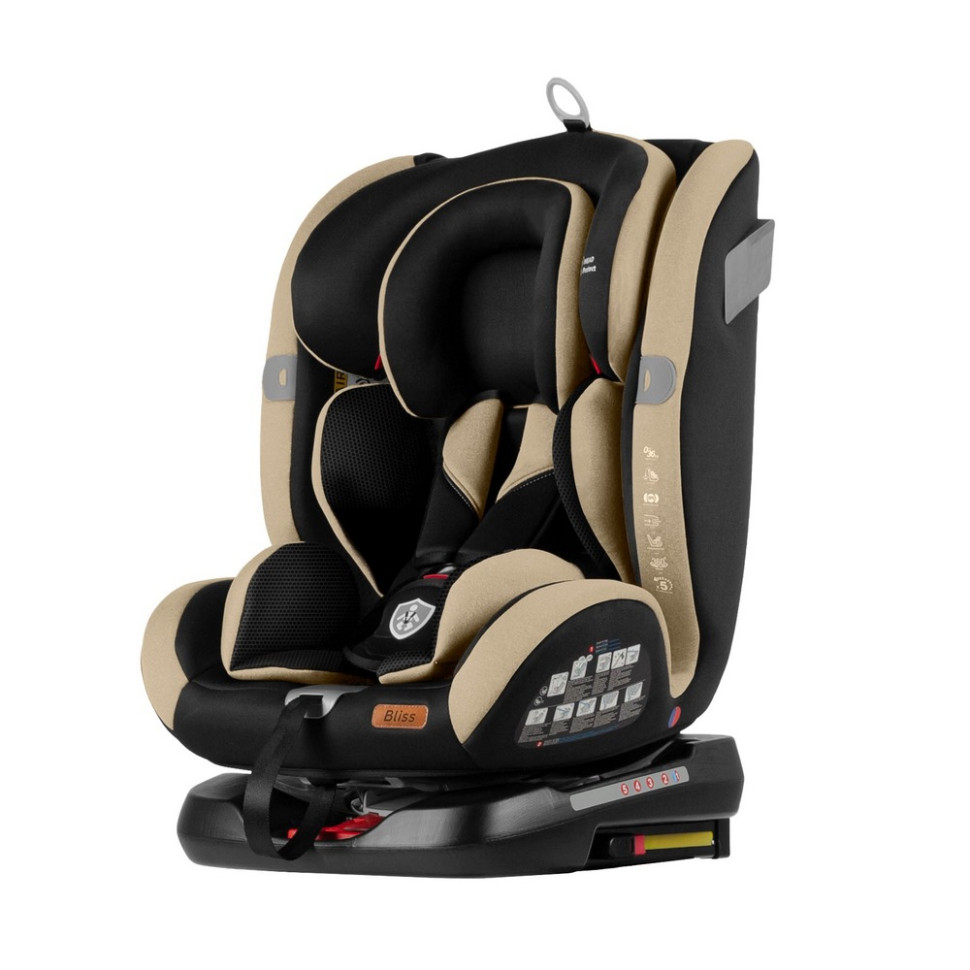 Автокрісло Bliss T-535 BabyTilly T-535 Latte Beige, ISOFIX, з поворотом