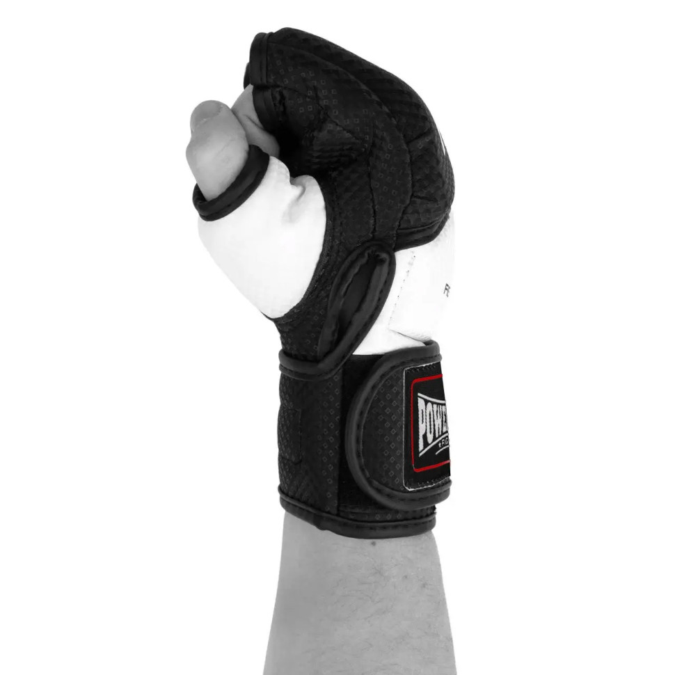 Перчатки для MMA PowerPlay PP_3075_XS_BI/White, Черные-Белые XS