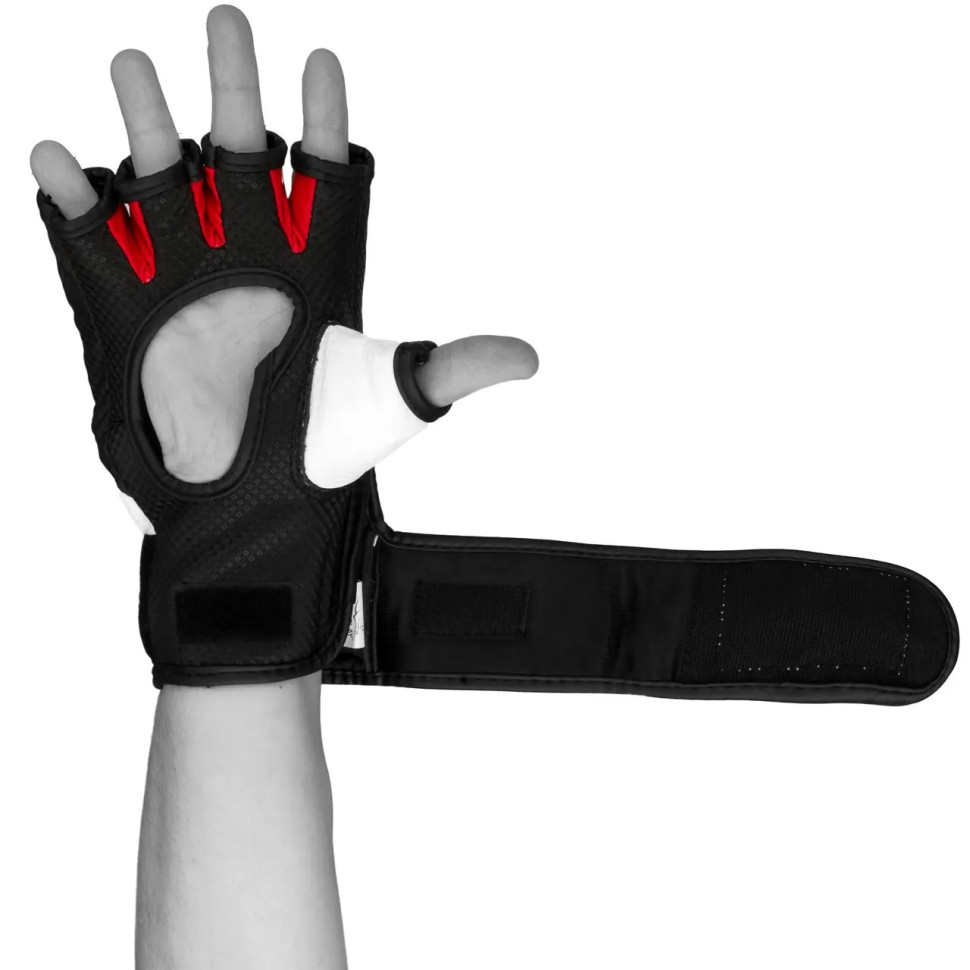 Перчатки для MMA PowerPlay PP_3075_XS_BI/White, Черные-Белые XS