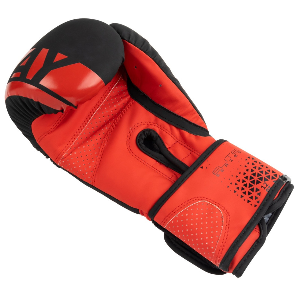 Боксерські рукавиці 3086 Matt Challenger PowerPlay PP_3086_14oz_Bl/Red, Чорно-Червоні 14 унцій