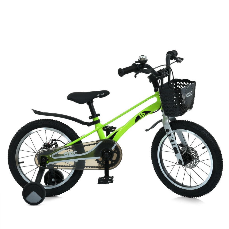 Велосипед детский OXIC PROF1 MB 16OXIC NEON GREEN, колеса 16 дюймов