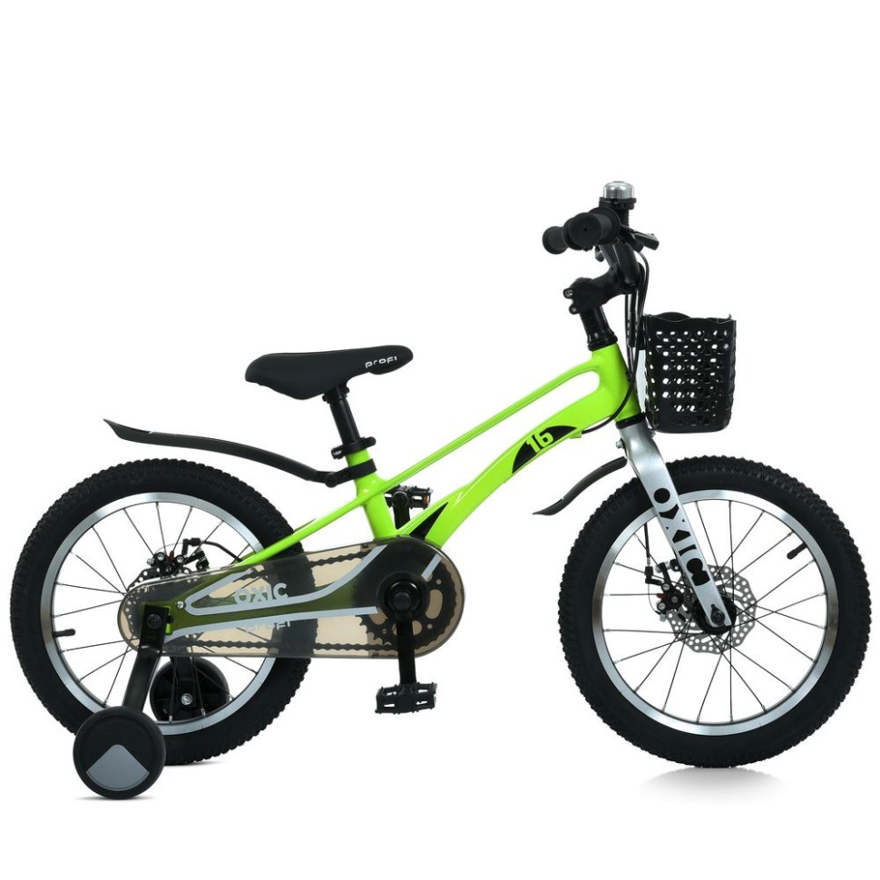 Велосипед детский OXIC PROF1 MB 16OXIC NEON GREEN, колеса 16 дюймов