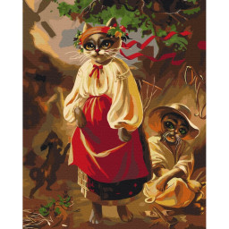Картина за номерами "Котерина" ©Маріанна Пащук Brushme BS53663, 40х50 см