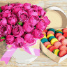 Картина за номерами. Rainbow Art "Квіти і солодощі" GX28615-RA 