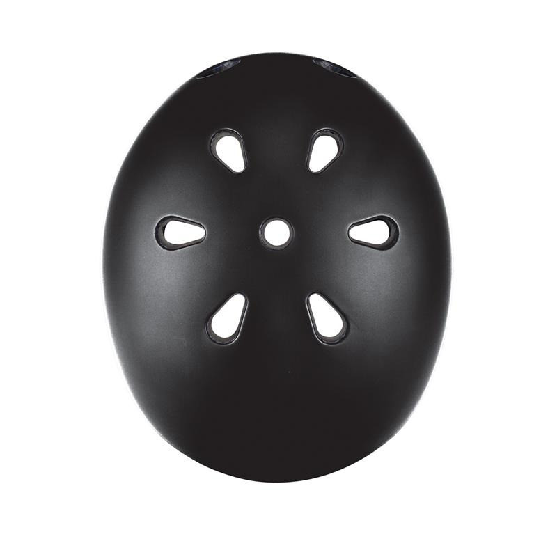 Шолом захисний дитячий GO UP LIGHTS GLOBBER 506-120 чорний, з ліхтариком, 45-51см
