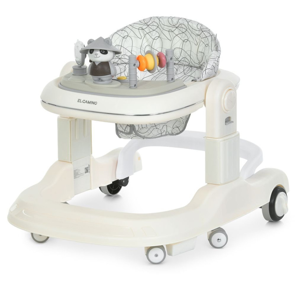 Дитячі ходунки El Camino ME 1200 URSA White, музика, світло