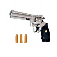 Револьвер игрушечный на пульках "Смит-Вессон" Galaxy G36S Серый