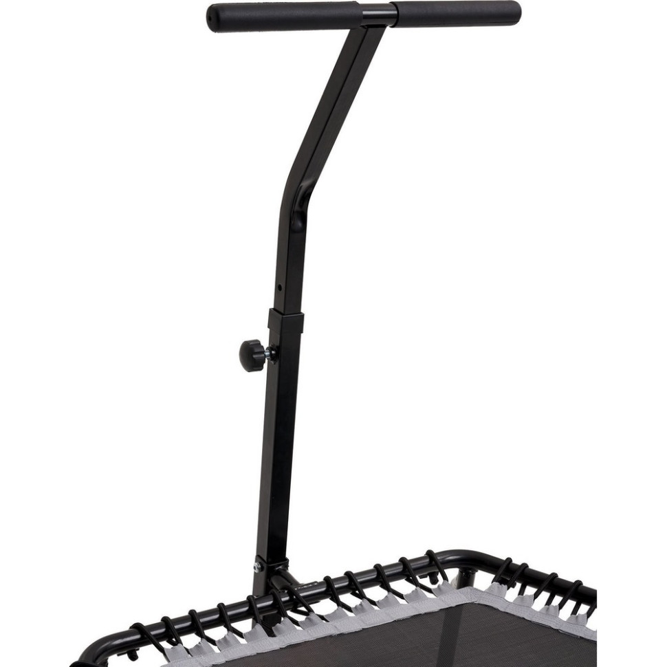 Батут для фітнесу з поручнем Zipro Fitness 5902659844095, 130 см, чорний