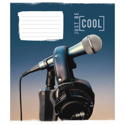 Тетрадь ученическая "Just be cool" Школярик 024-3383K-5 в клетку, 24 листов