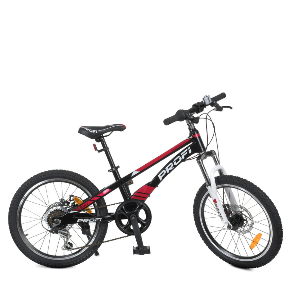 Велосипед дитячий PROF1 LMG20210-3 20 дюймів, чорний по цене 7 585 грн.
