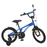Велосипед дитячий PROF1 Y16212-1 16 дюймів, синій