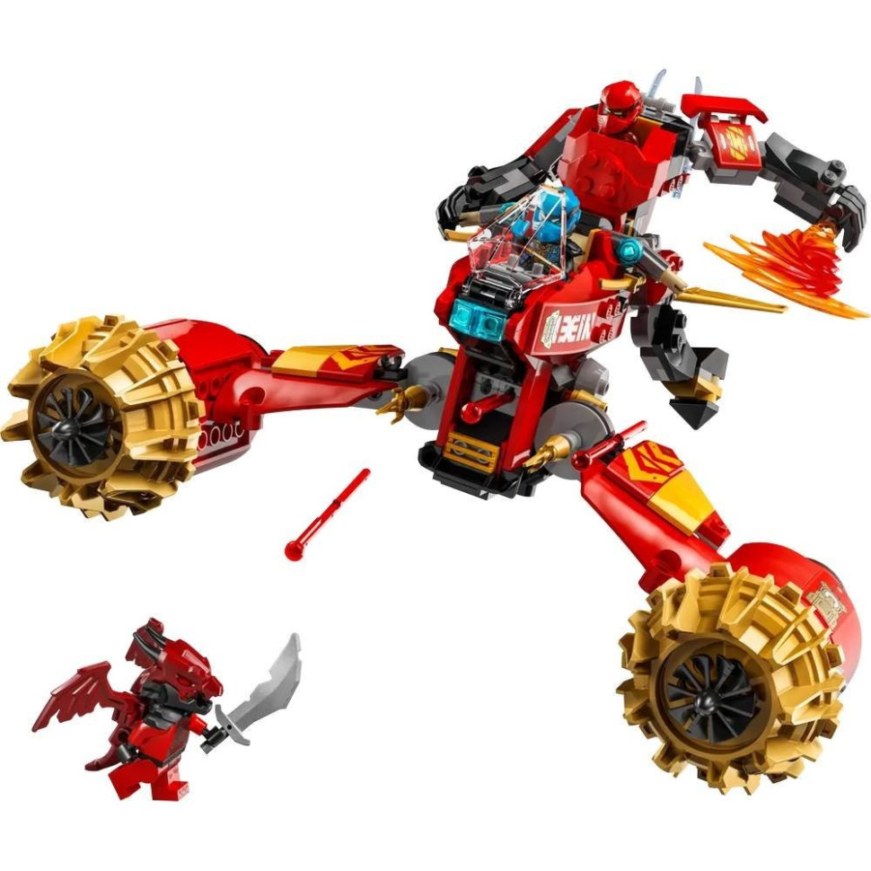 Конструктор Штормовой робот-всадник Кая LEGO 71830, 333 детали