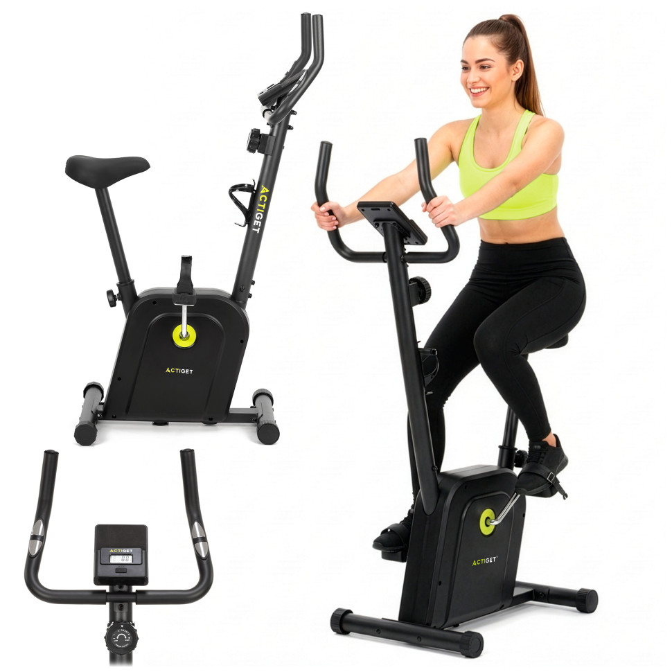 Велотренажер магнитный Actibike Actiget ACT0174 черный, до 100 кг