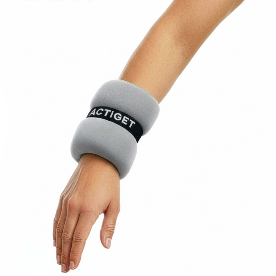 Обтяжувачі-манжети для ніг та рук Actiget ACT0127 Grey/Black 2x0,5 кг
